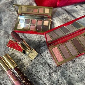 BRAND NEW Estee Lauder lip gloss , eye shadow and lipstick Makeup set .